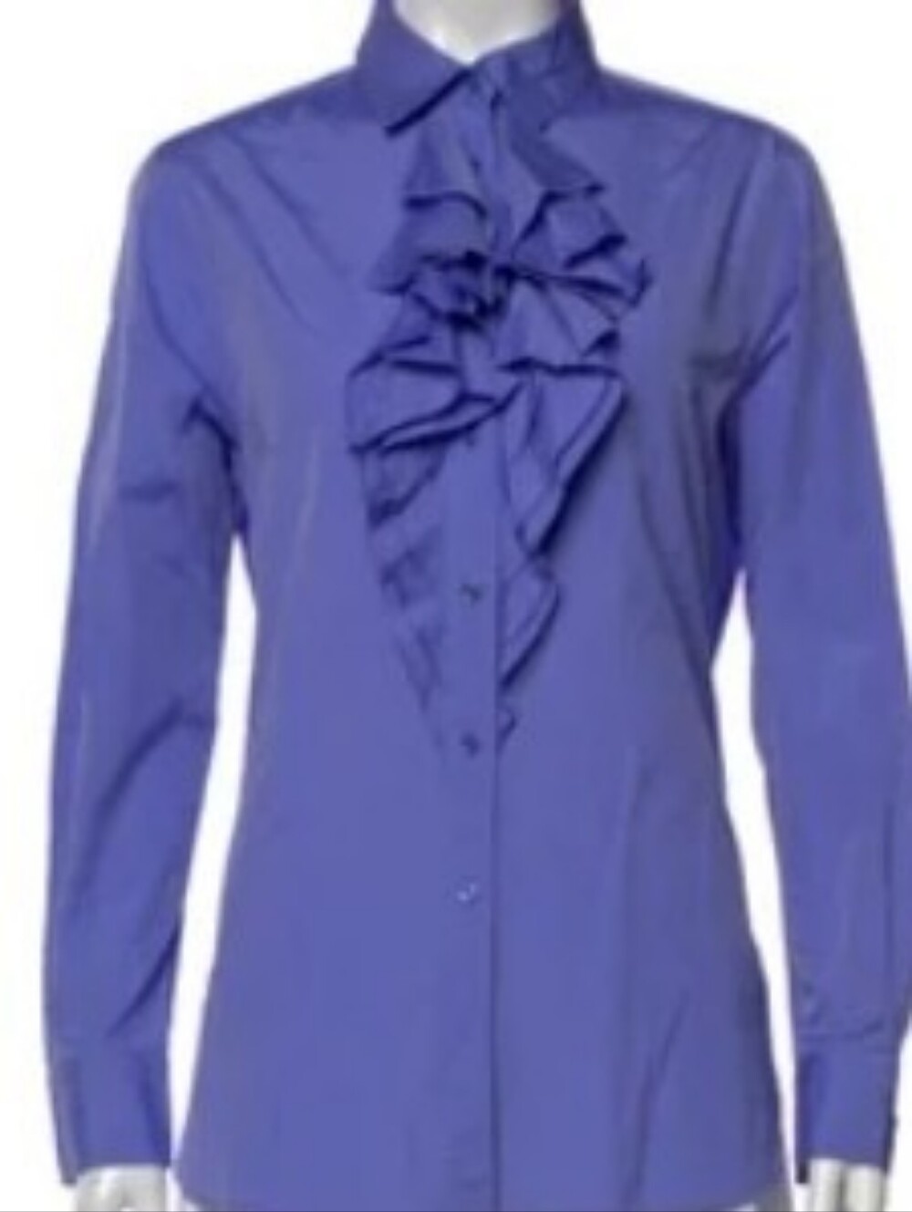 Ralph Lauren - Purple Label Ruffle Blouse in Lavender (Luxury)